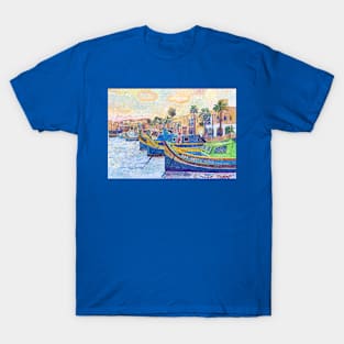 Marsaxxlok fishing boats T-Shirt